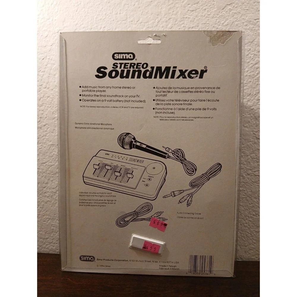 New Factory Sealed SIMA Video Sound Mixer Video‎ Tape Audio Mixer Model SSM #621